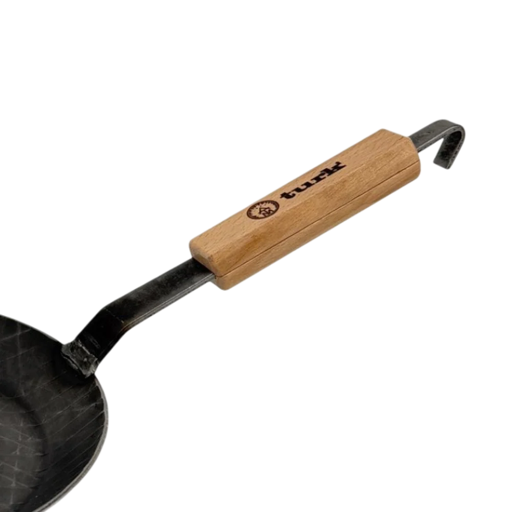 Holzgriff für schmiedeeiserne Pfanne 2-teilig - mit Magneten
