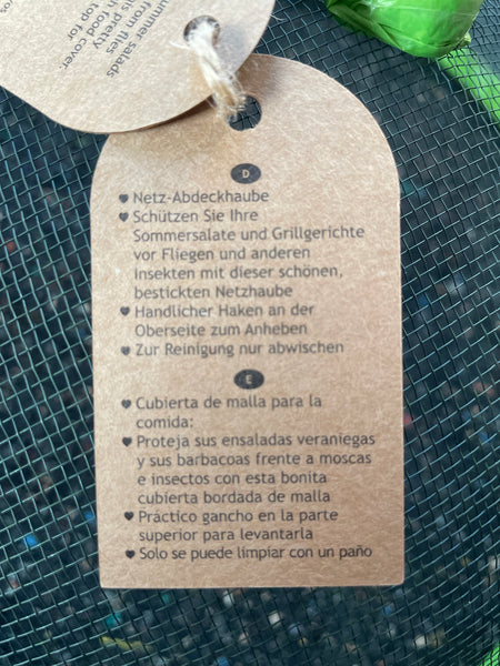 Speisenschutz  Abdeckung   35 cm Sommergarten