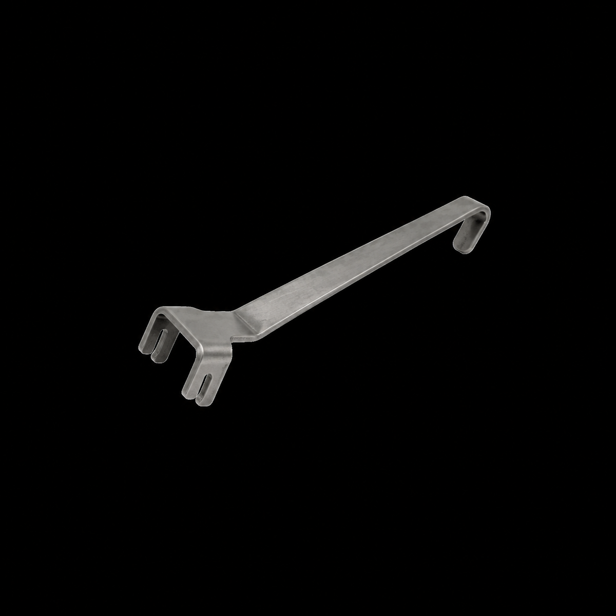 Turk-Griff L. ca. 26cm - schmiedeeisern für Grillplatte Plancha