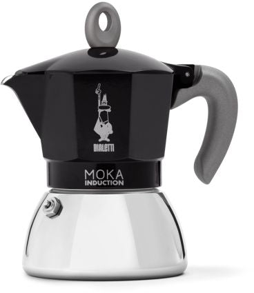 Espressokocher 4T Moka schwarz Induction