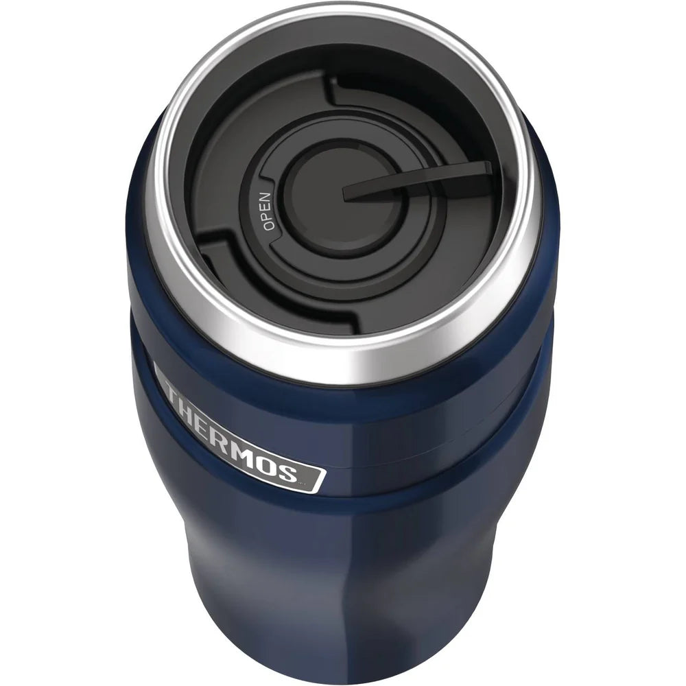 STAINLESS KING MUG Midnight blue Kaffeebecher 0,47 L | auslaufsicherer Thermobecher