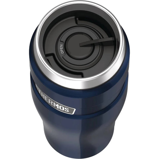 STAINLESS KING MUG Midnight blue Kaffeebecher 0,47 L | auslaufsicherer Thermobecher