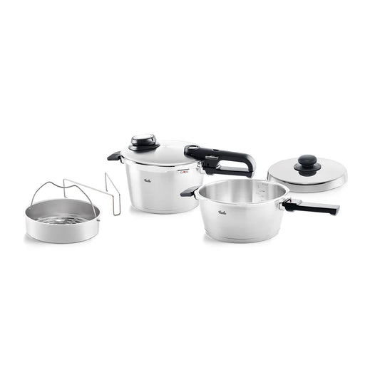 Schnellkochtopf-Set 3,5l+4,5l mit Einsatz+M Vitavit Premium