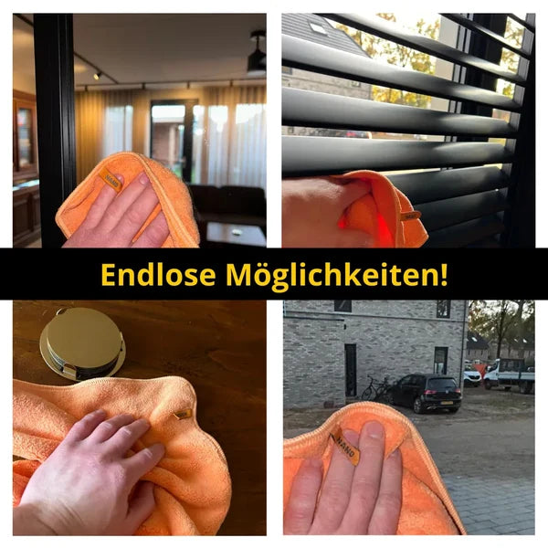 Reinigungstuch - Orange, 1 Stück
