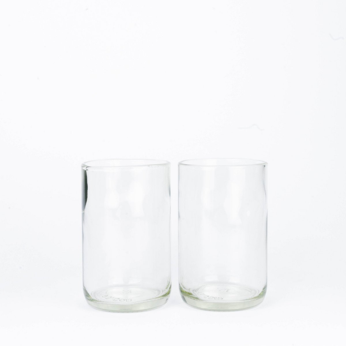 CARRY GLASS 400 ml Trinkglas 2er Set - UPCYCLING