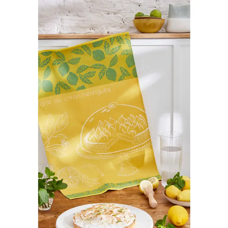 Geschirrtuch Jacquard Baumwolle 50x75 cm Tarte au Citron