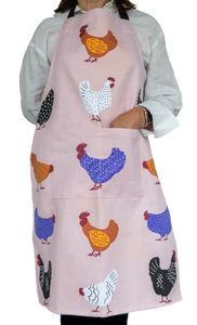 Schürze – Bright Hens, 100 % Heavy Drill-Baumwolle