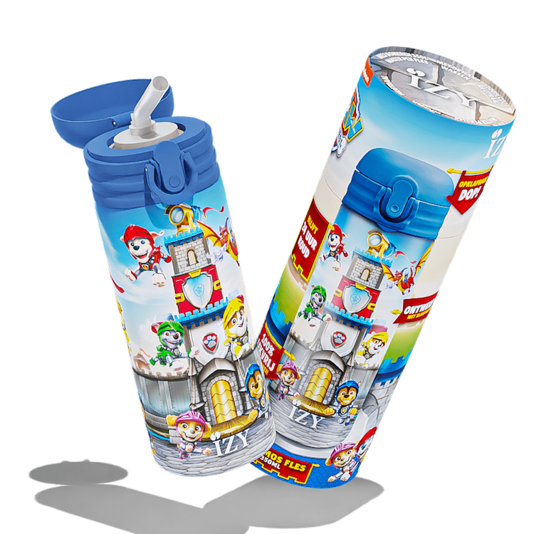 Trinkflasche Edelstahl 24h kalt 12h Kinder – Paw Patrol – Rettungsritter – 350 ml