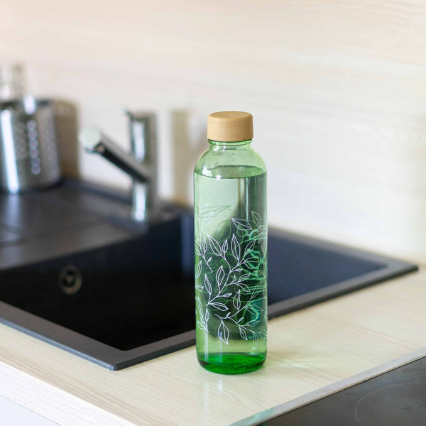 Trinkflasche Glas GREEN HARMONY 0,7 l