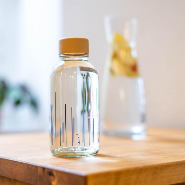 Trinkflasche Glas RISE UP 0,4 l