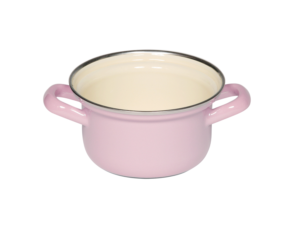 Kasserolle 12cm 0,5l rosa Bunt ohne Deckel