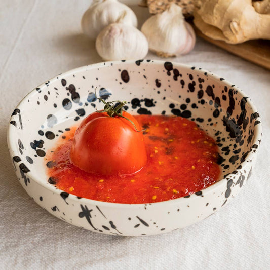 Keramikreibe "Galaxie" Groß für Knoblauch, Ingwer & Gewürze