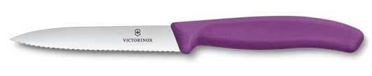Gemüsemesser 10 cm Welle violett Swiss Classic