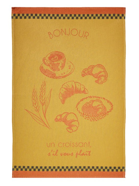 Geschirrtuch Jacquard Baumwolle  50x75 cm Le Croissant