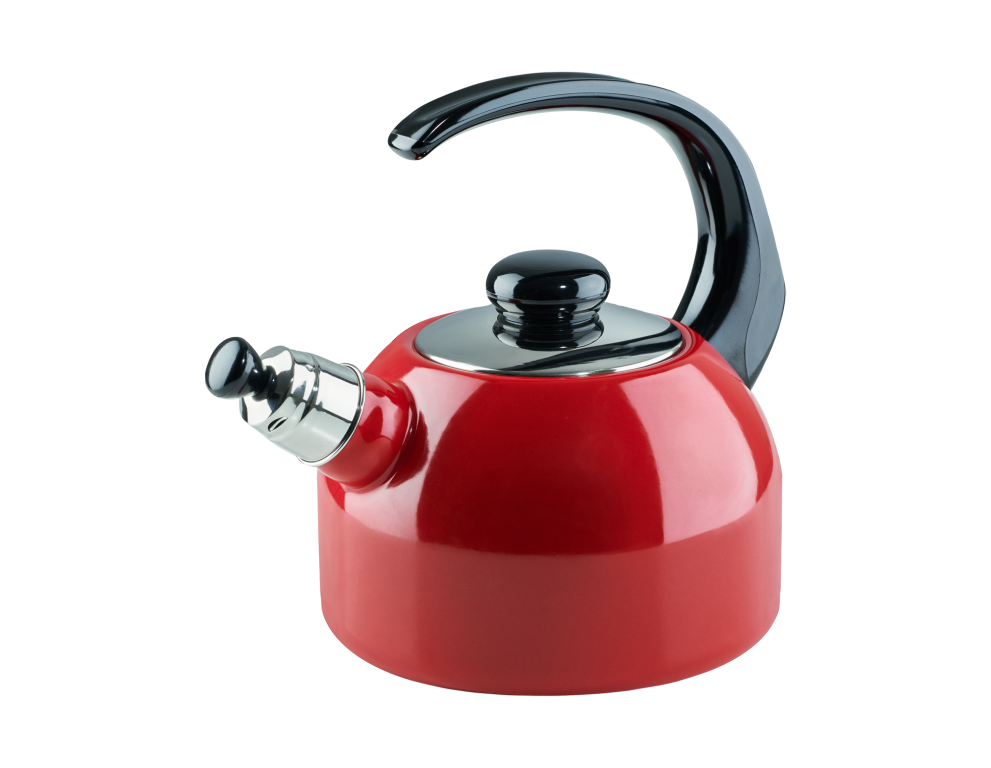 Flötenkessel 2l rot