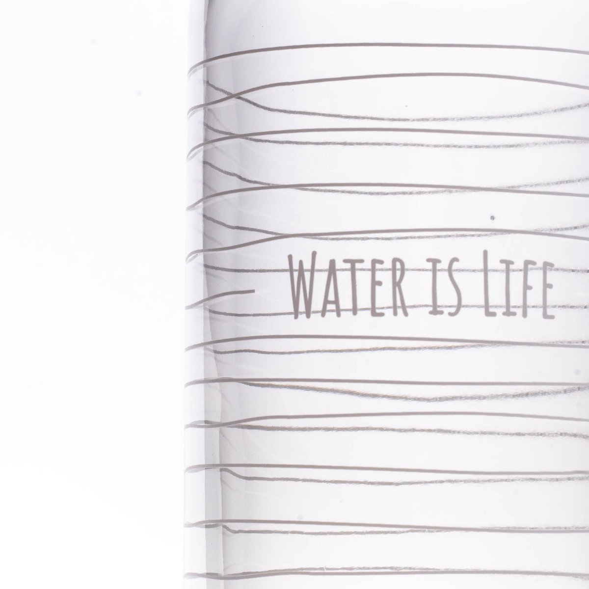 Trinkflasche Glas WATER IS LIFE 1,0 l