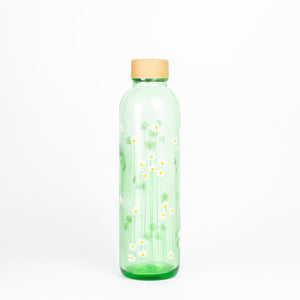 Trinkflasche Glas GREEN DAISY 0,7 l