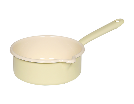 Stielkasserolle 16cm 1l gelb Bunt