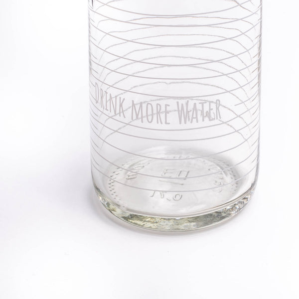 Trinkflasche Glas WATER IS LIFE 0,7 l