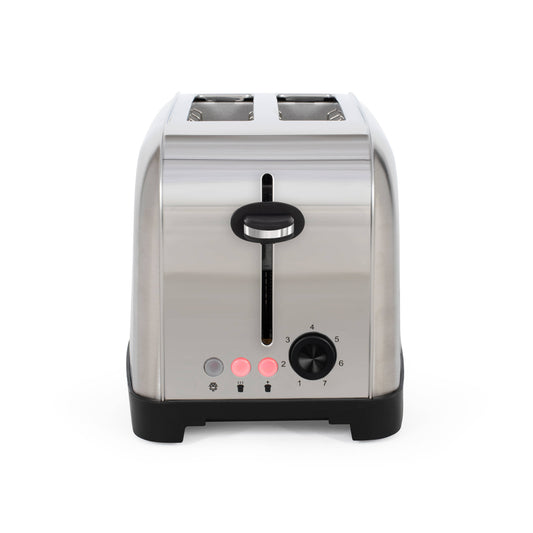 Toaster Edelstahl mit 2 Schlitzen