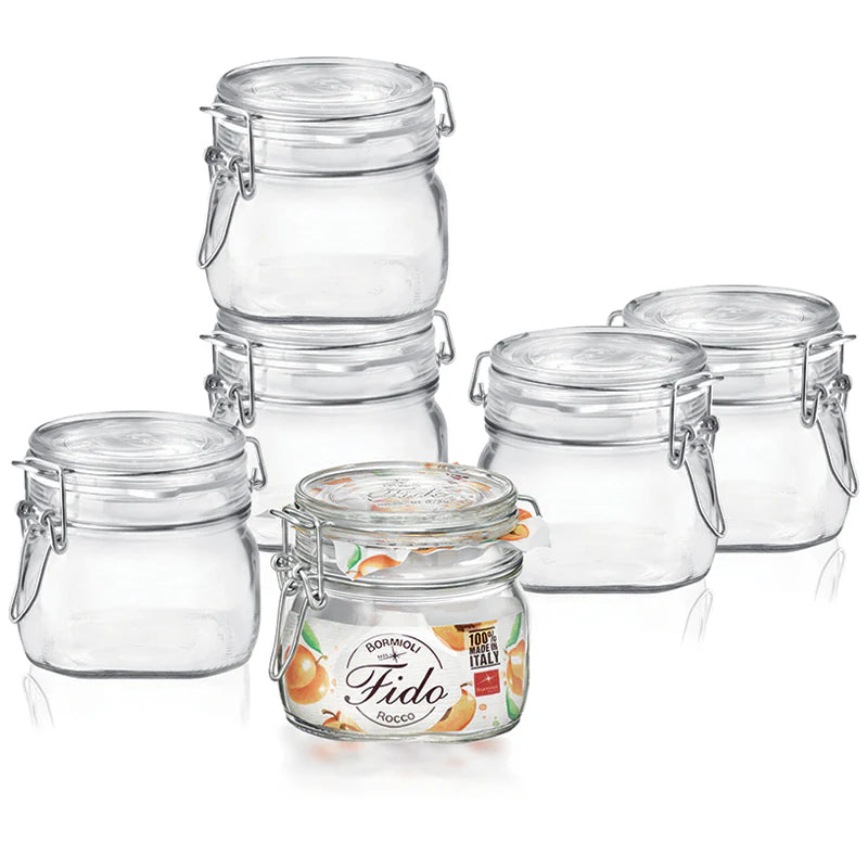 Vorratsglas Fido mit Bügelverschluss – 500 ml