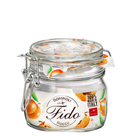 Vorratsglas Fido mit Bügelverschluss – 500 ml