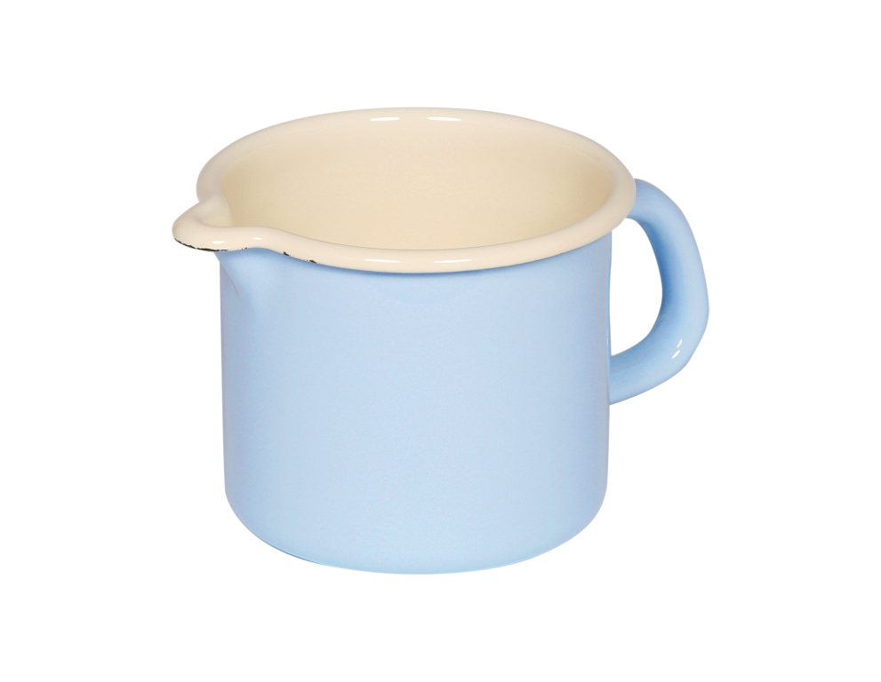 Schnabeltopf 9cm 0,5l blau Bunt