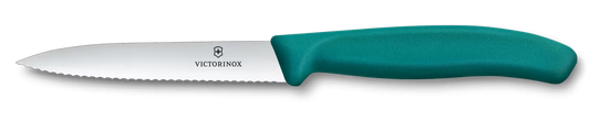 Gemüsemesser 10 cm Welle grün Swiss Classic