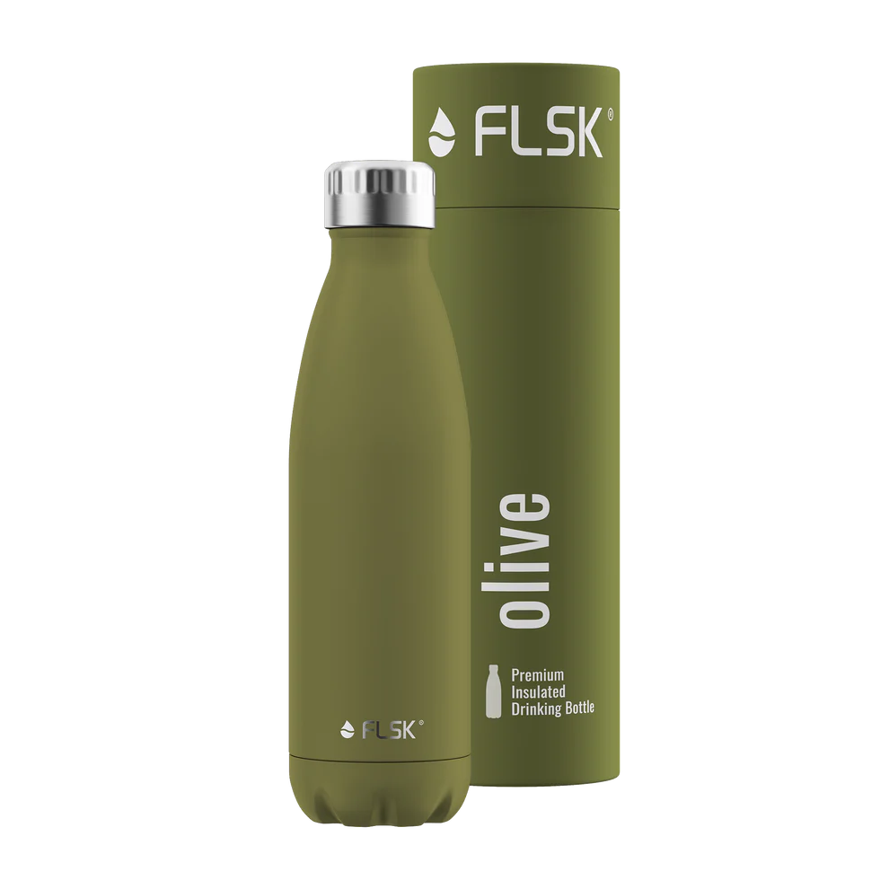 Trinkflasche FLSK 0,5l Olive To-Go / Bottle