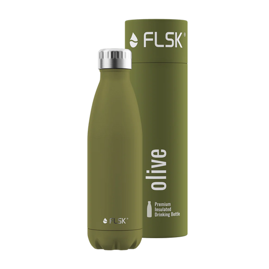 Trinkflasche FLSK 0,5l Olive To-Go / Bottle