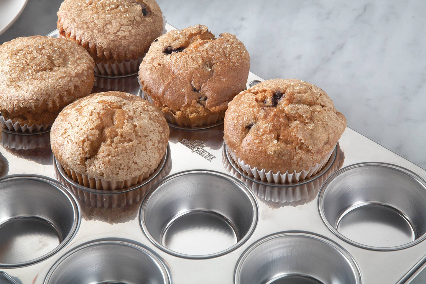 Muffinform aus Edelstahl für 12 Muffins 26,25cm x 34,3cm