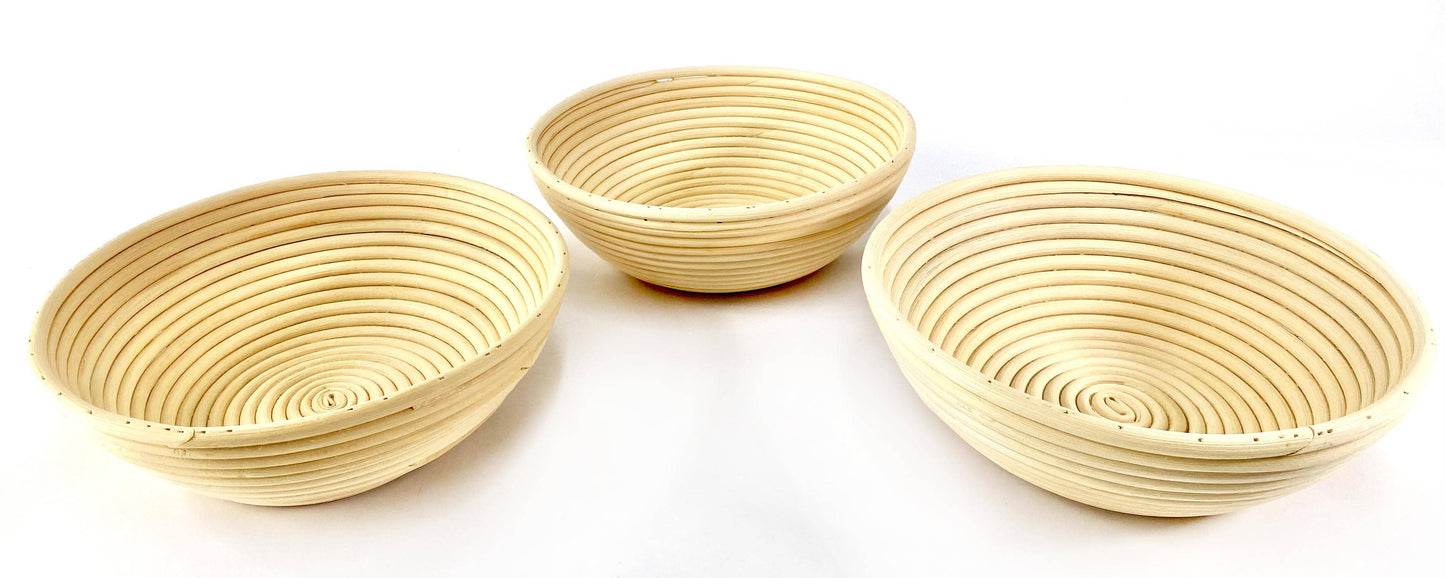 Gärkorb Ø 19 cm aus Peddigrohr