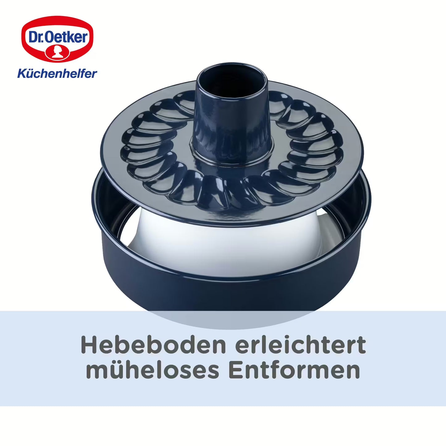 Garantieform 28cm Rohrboden Back-Liebe Emaille