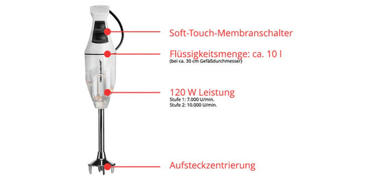 ESGE-Zauberstab M100 Design weiß