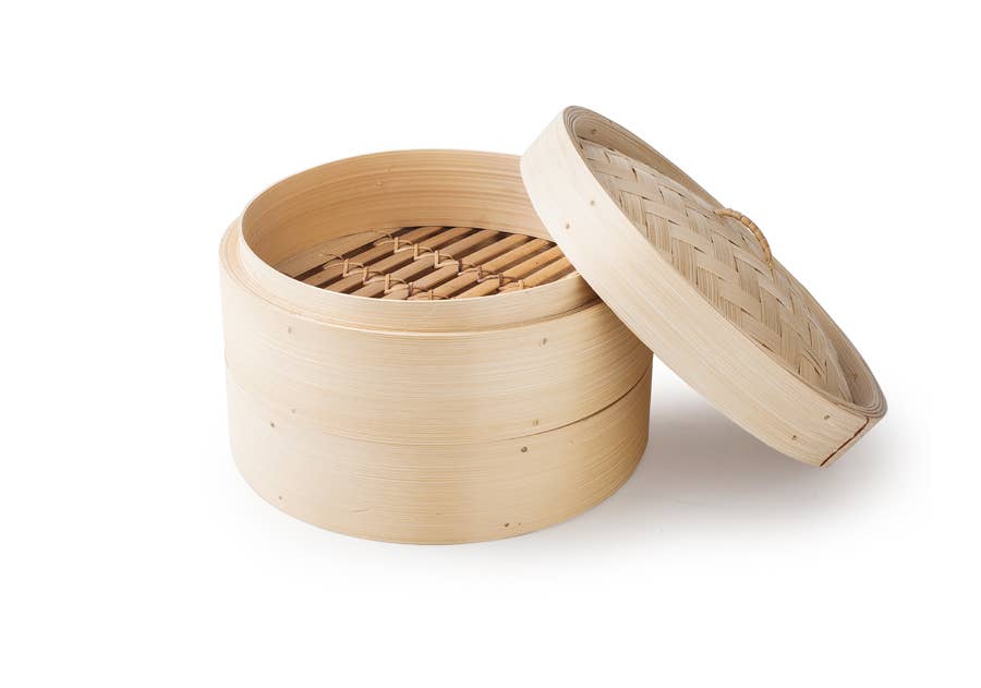 Dampfgarer aus Bambus d. 26 cm Höhe 16,0 cm