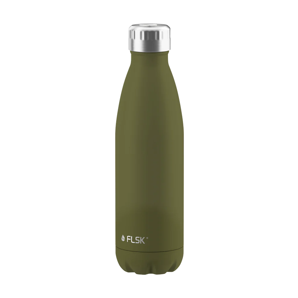 Trinkflasche FLSK 0,5l Olive To-Go / Bottle
