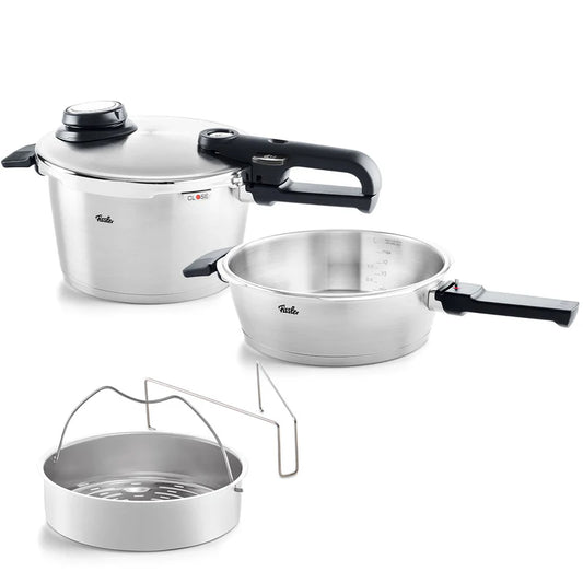 Schnellkochtopf-Set 4,5l + Schnellbratpfanne 2,5l Vitavit Premium 2.0