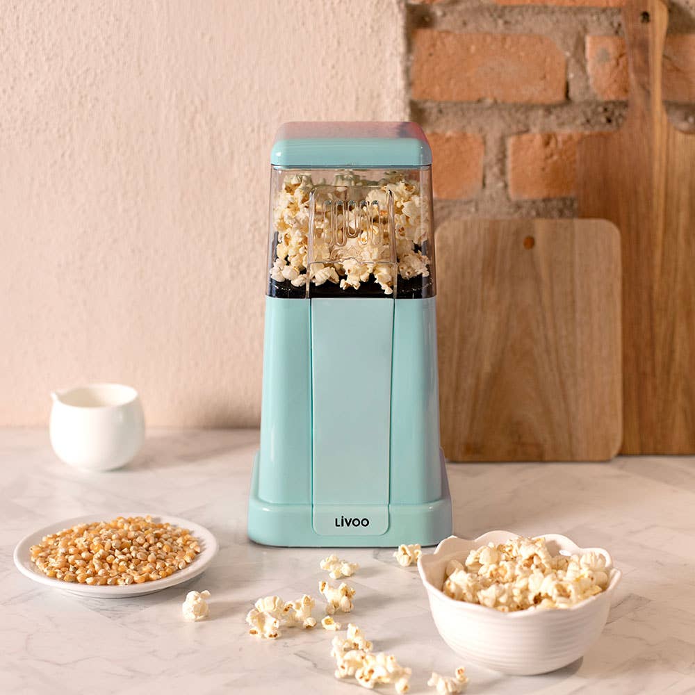Popcornmaschine Mint 1200W für ca. 100 g.