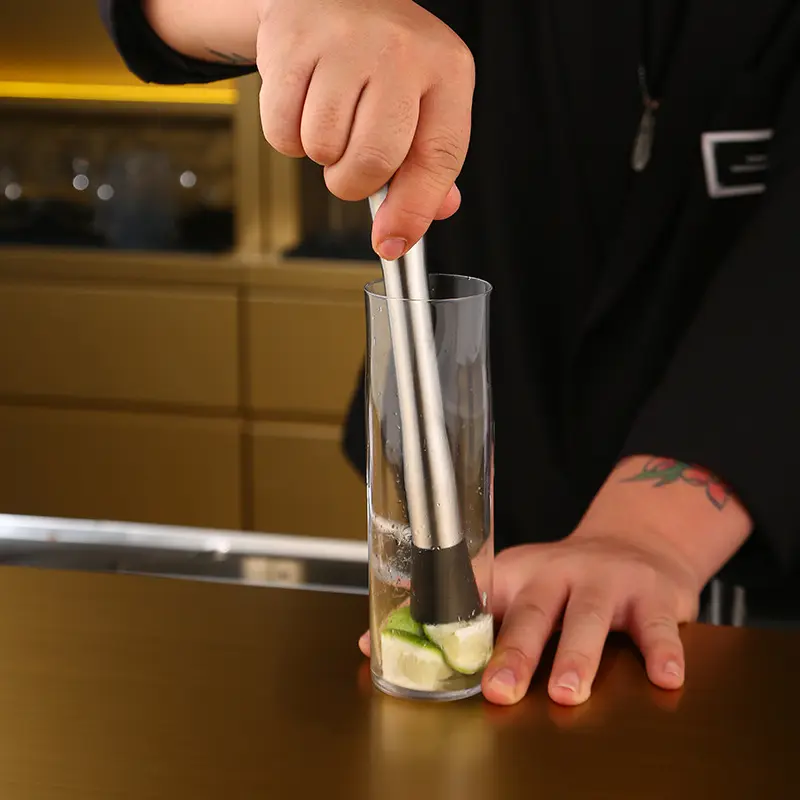 Cocktailstößel aus Edelstahl