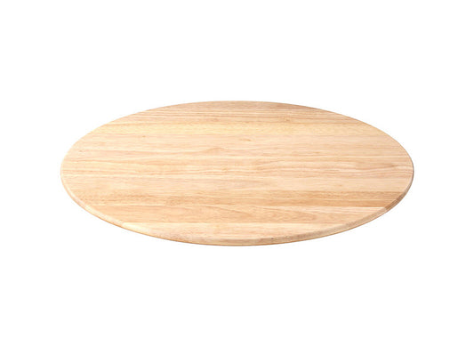 Drehplatte Ø 40 x 3,5 cm  Gummibaumholz