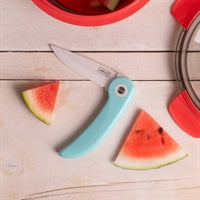 Picknick-Messer beach blue mit Keramikklinge