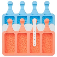 Eisform Popsicle Triangle 2er Set aquamarine/peach