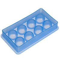 Eiswürfelbereiter Kugeln Ø33mm eisblau Silikon
