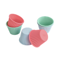 Muffinformen XXL "Pastell Mix" 6er Set