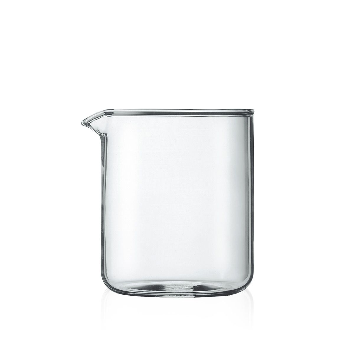 Ersatzglas für Kaffeebereiter 4 Tassen, 0.5 l, ø 9.6 cm, Höhe 12.5 cm