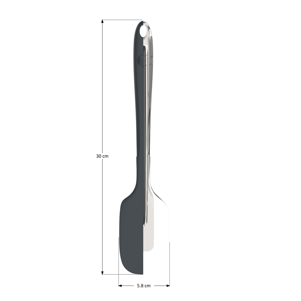 Teigschaber L anthrazit Design 30 cm