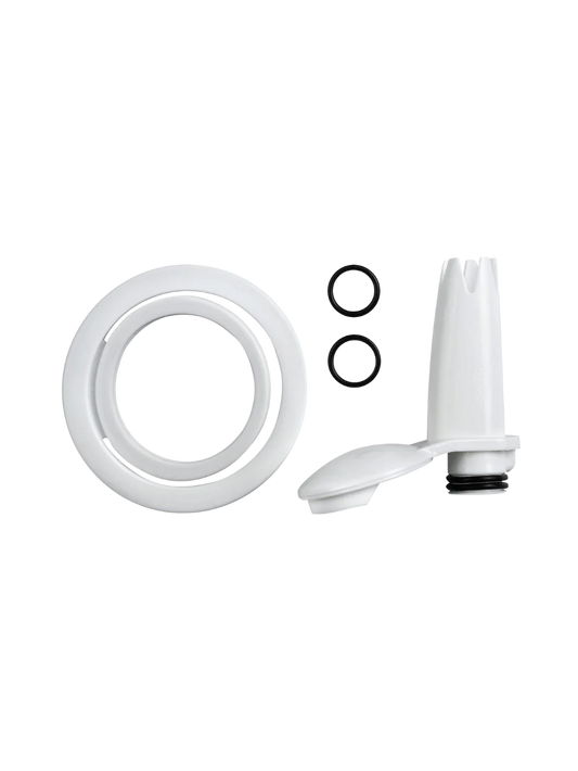 Ersatzteilset für EasyWhip 1x Kopfdichtung, 2x O-Ring, 1x Garniertülle weiß