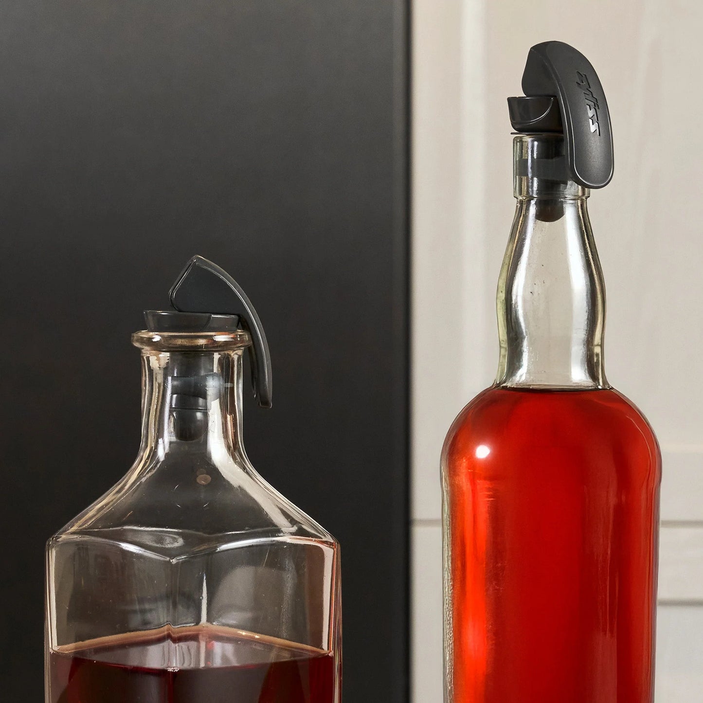 Flaschenverschluss farbig sortiert