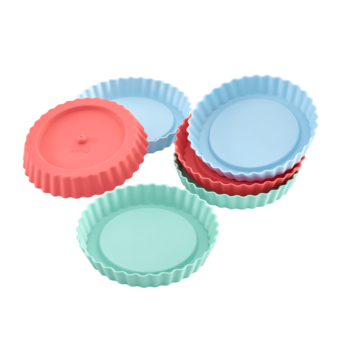 Tortelettformen "Pastell Mix" 6er Set von Lurch
