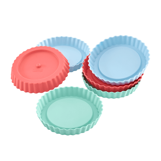 Tortelettformen "Pastell Mix" 6er Set von Lurch